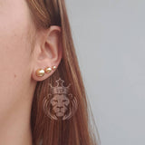 SET DE ARETES TOPO BALINES