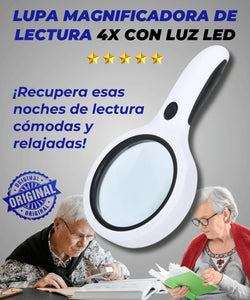 LUPA DE LECTURA NOCTURNA CON LEDS